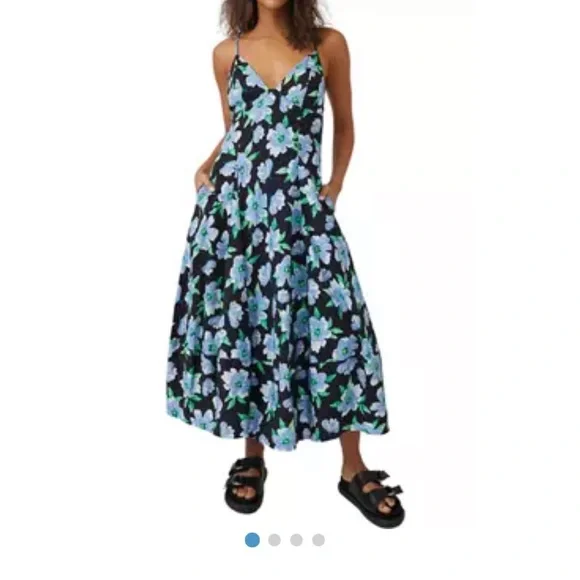 Free People | Dresses | Free People Finer Things Printed Maxi Dress |  Poshmark